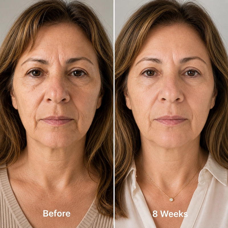 Marisol V. before and after using Ozlura