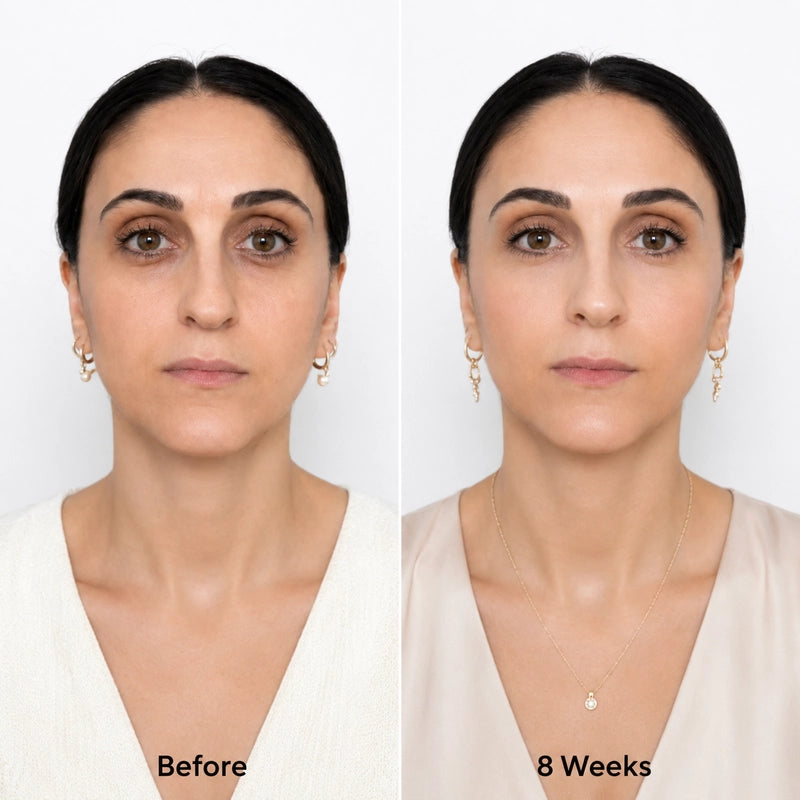 Leila K. before and after using Ozlura
