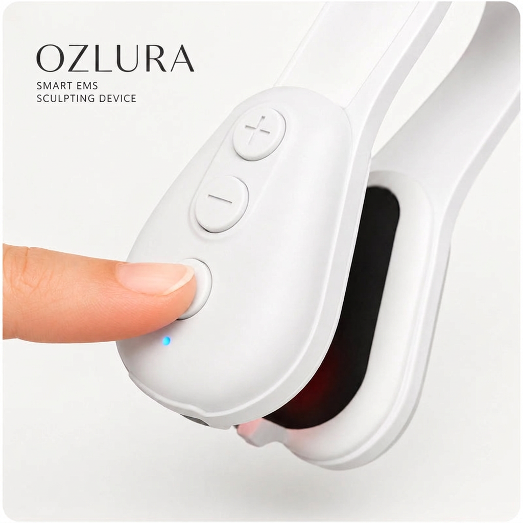 Close-up of the Ozlura Contour Pro intensity controls