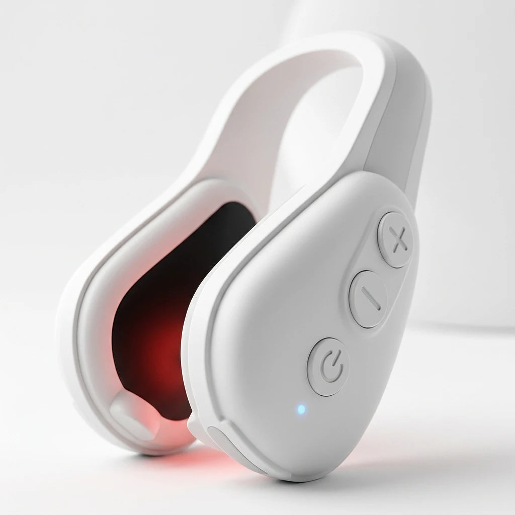 Ozlura Contour Pro with warm therapy light active